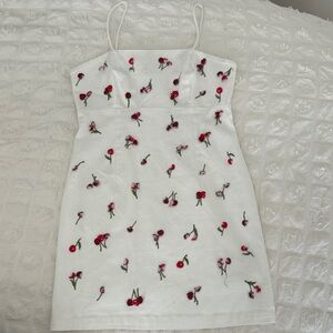 Maeve/ Anthropologie cherry dress